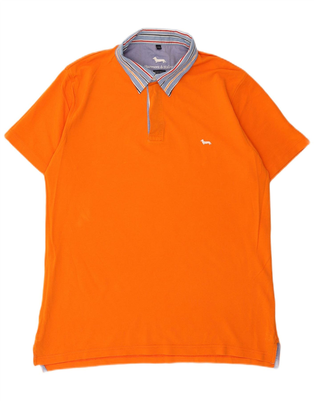 Harmont & Blaine Herre Regular Fit Polo Shirt 3XL Orange