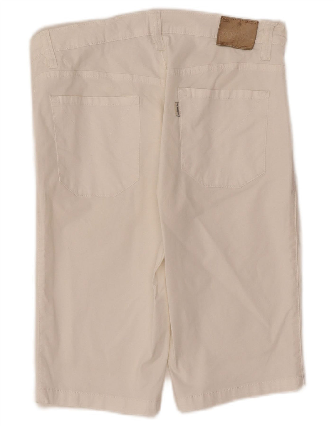 Jeckerson Casual Shorts til kvinder W30 Medium White Bomuld