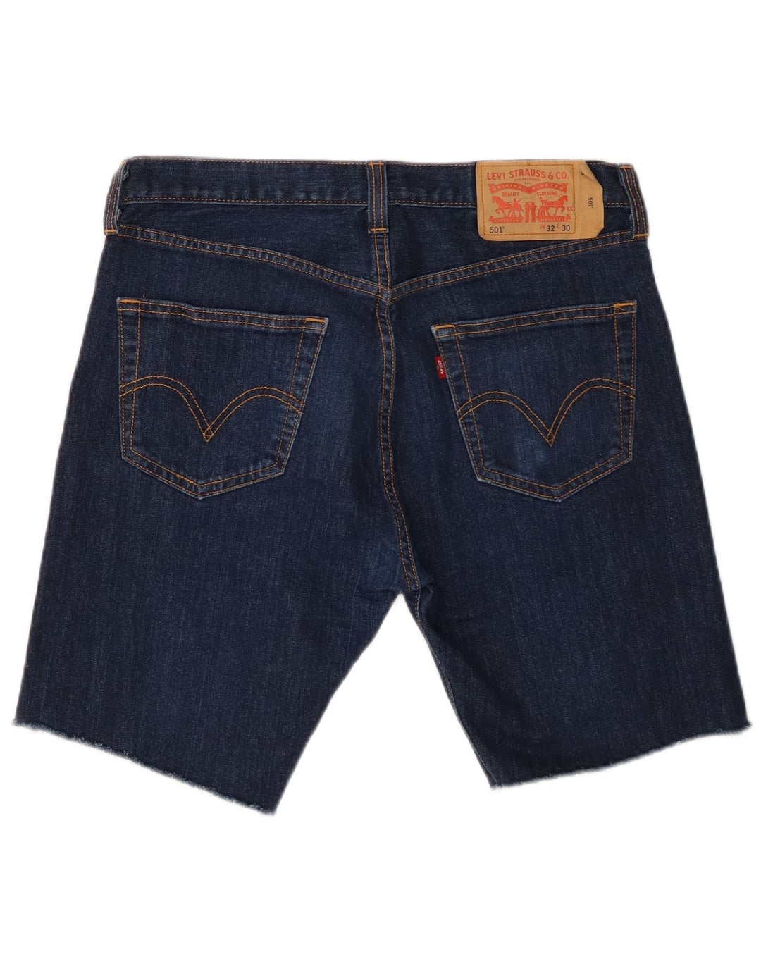 Levi's Herre 501 denimshorts W32 Mellem marineblå bomuld
