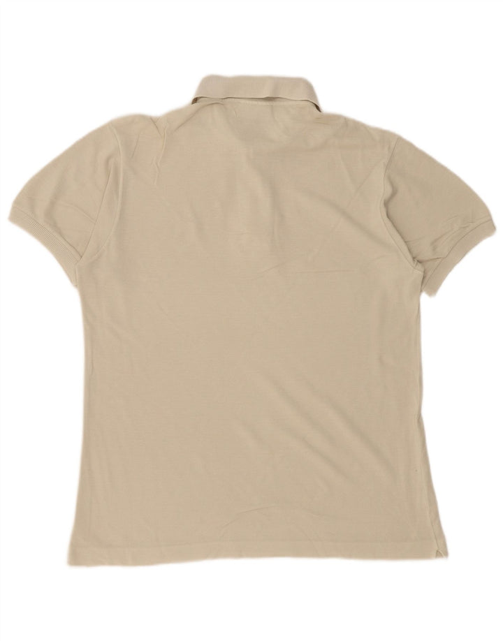 Lacoste Polo skjorte til mænd størrelse 4 Medium Beige Bomuld