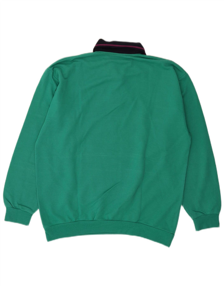 Campagnolo Herre Sweatshirt Jumper UK 40 Medium Turkis Colourblock