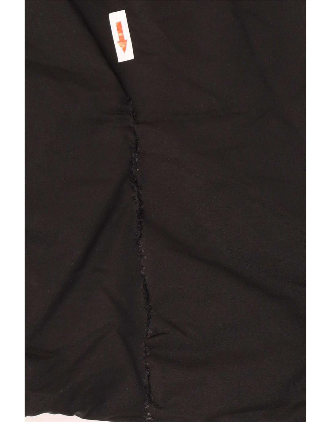 Zara Dame Hooded Parka Jacket UK 14 Medium Sort Bomuld