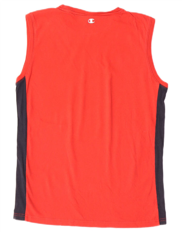 Champion Drenge Grafisk Vest Top 13-14 år XL Rød
