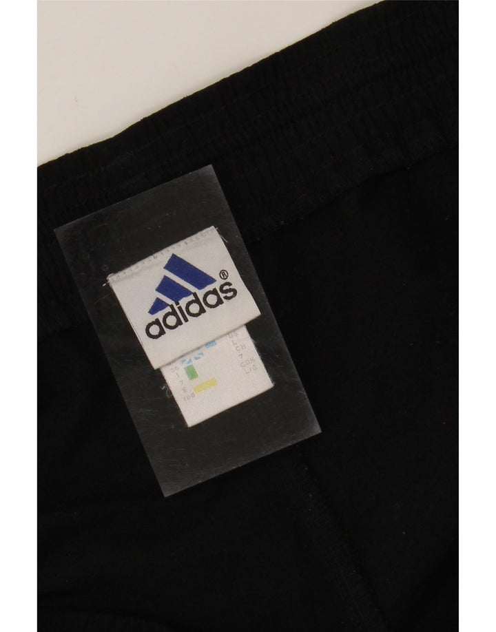 ADIDAS Mens Tracksuit Trousers Joggers Large Black Polyester Vintage Adidas and Second-Hand Adidas from Messina Hembry 