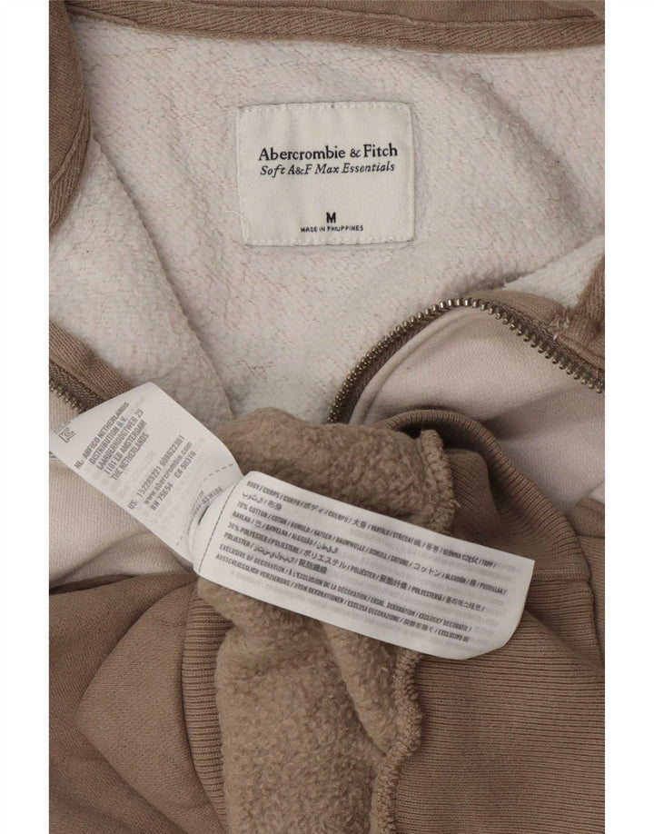 Abercrombie & Fitch Womens Crop Sweatshirt Jumper UK 14 Medium Grey