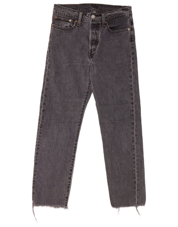 Levi's lige jeans til kvinder W27 L26 Grå bomuld