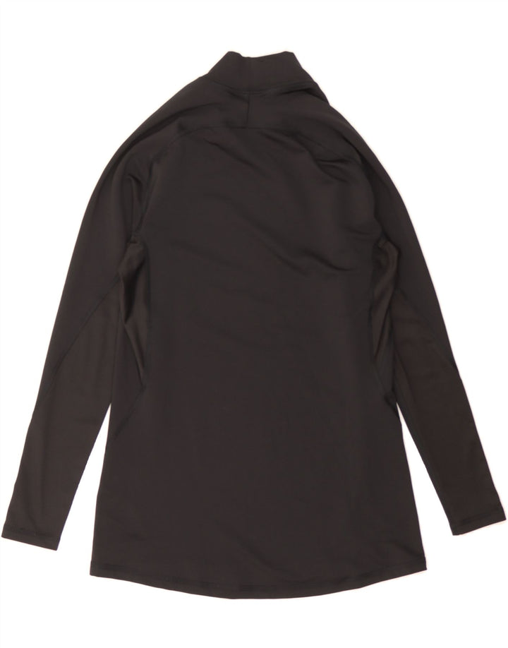 ADIDAS Womens Top Long Sleeve UK 12 Medium Black Vintage Adidas and Second-Hand Adidas from Messina Hembry 