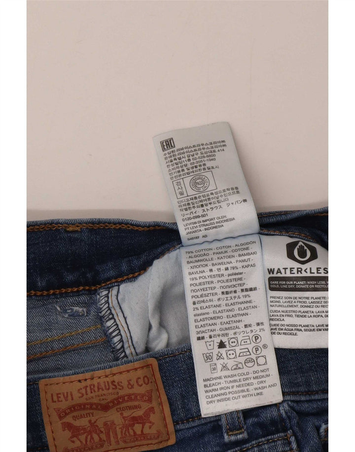 Levi's Dame Classic Bootcut Jeans US 10 Large W30 L30 Blue Cotton