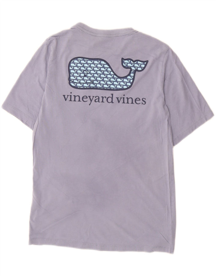 VINEYARD VINES Grafisk T-shirt drenge 12-13 år Medium Lilla Bomuld