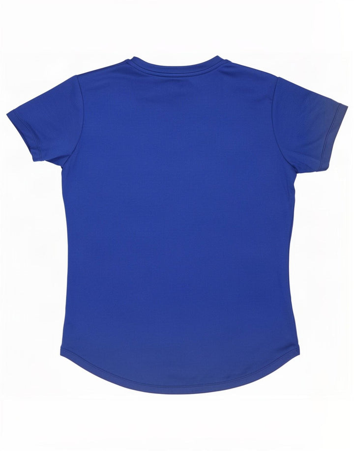 Ellesse Womens Grafisk T-Shirt Top UK 12 Medium Blue Polyester