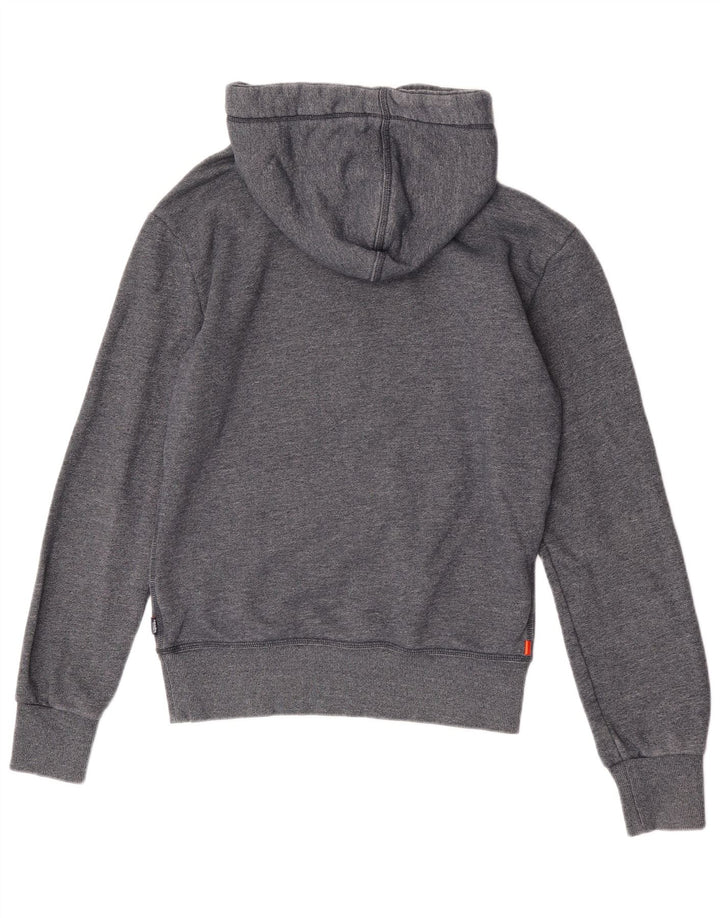 Superdry Grafisk hættetrøje til mænd, lille grå bomuld