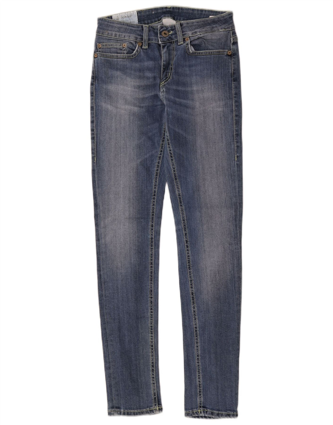 Dondup Dame Skinny Jeans W28 L29 Blå Bomuld