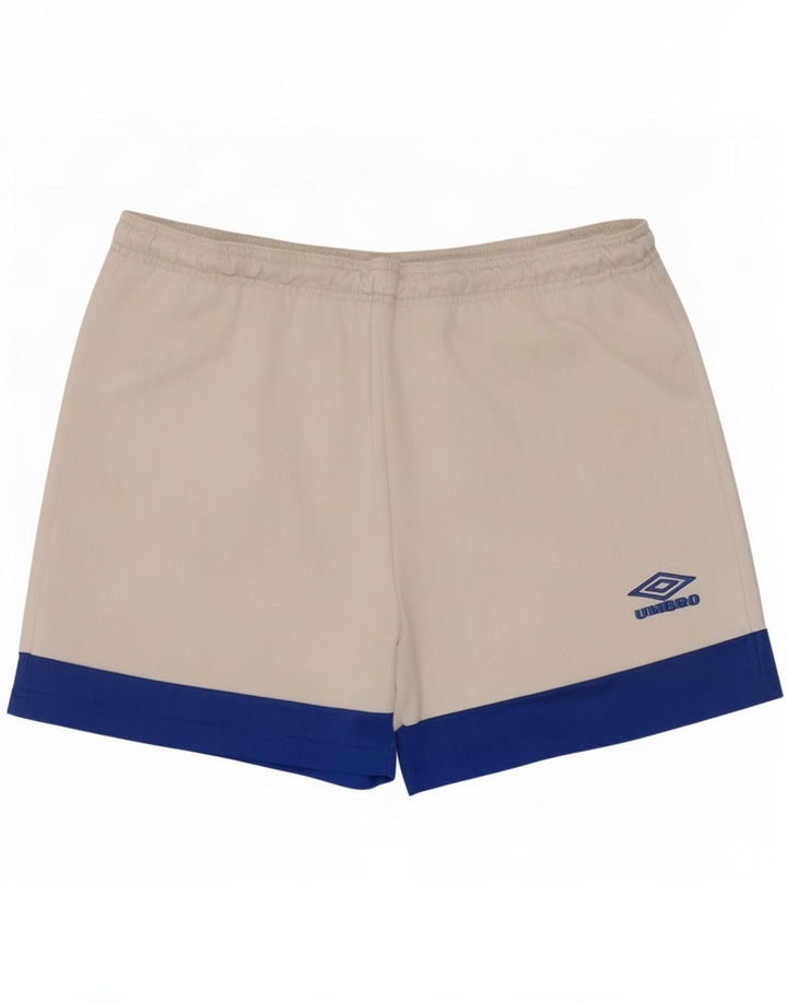Umbro Herre Sportshorts Medium White Colourblock Polyester