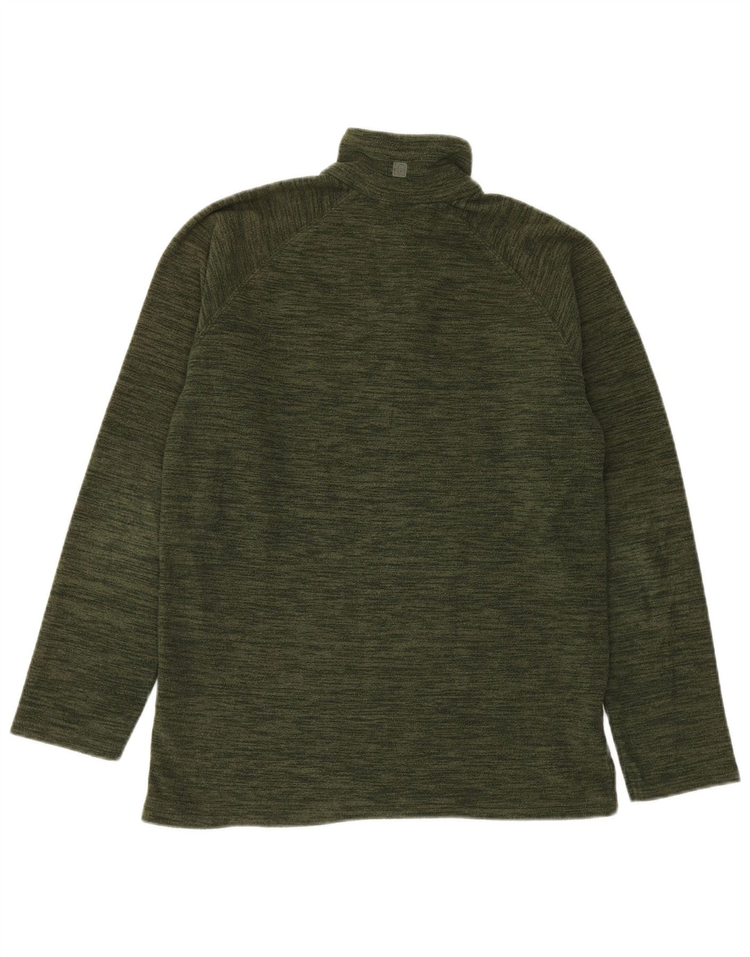 Mountain Warehouse Herre Zip Neck Fleece Jumper Lille Grøn Flecked