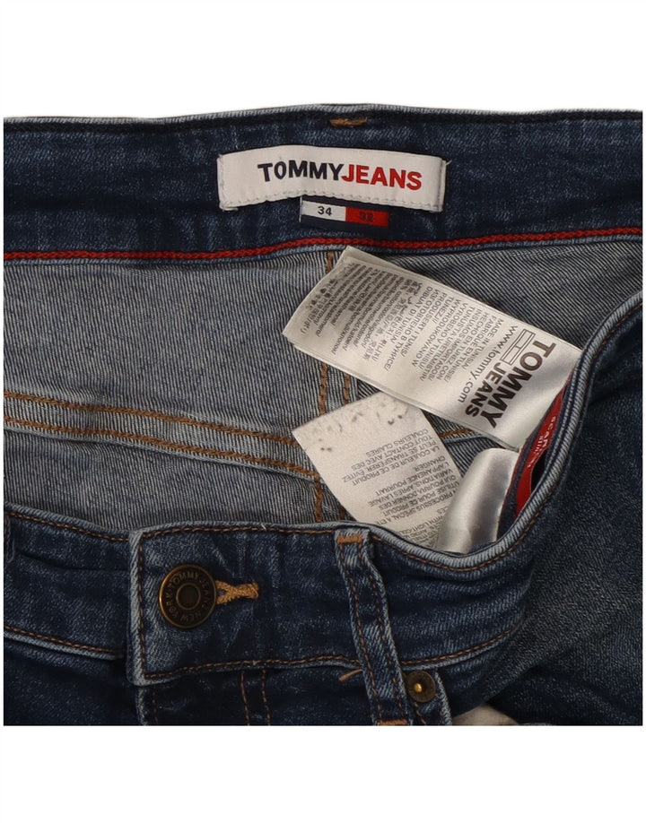 TOMMY HILFIGER Slim Jeans til mænd W34 L32 Blå Bomuld