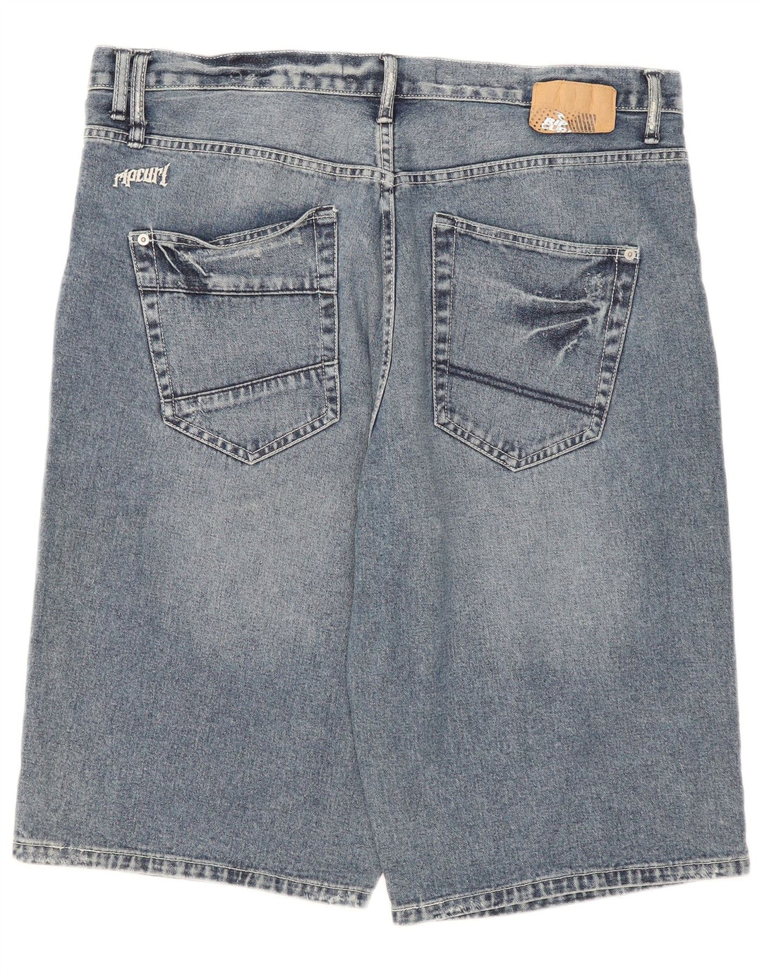 Rip Curl Herre Denim Shorts W38 XL Blå Bomuld