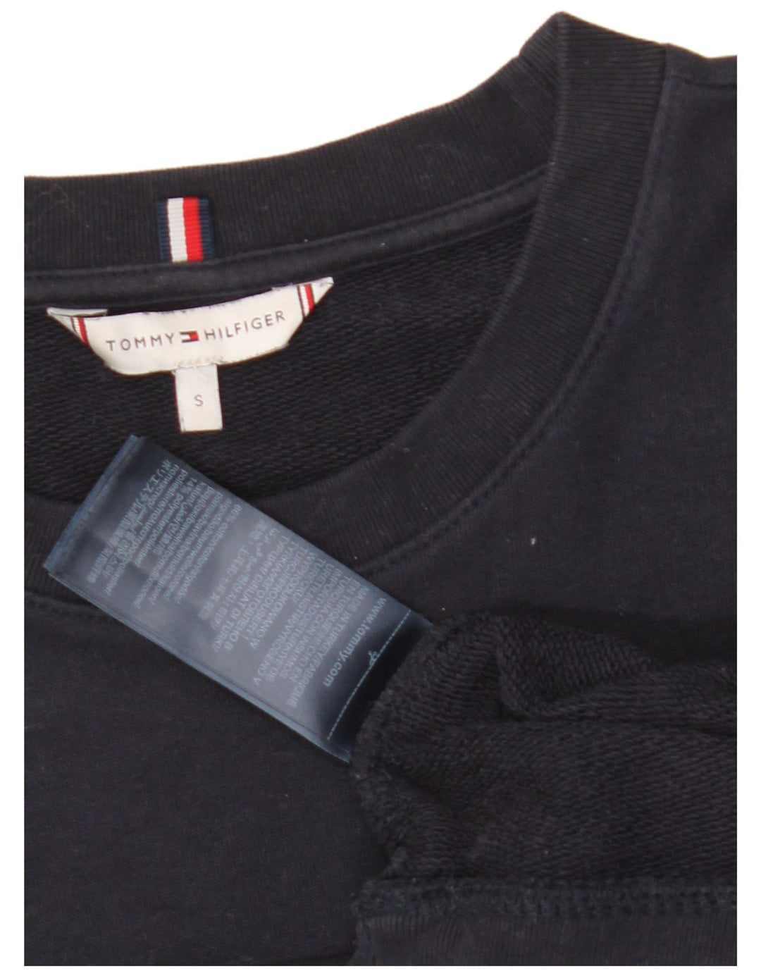 Tommy Hilfiger Grafisk sweatshirt til mænd, lille marineblå bomuld