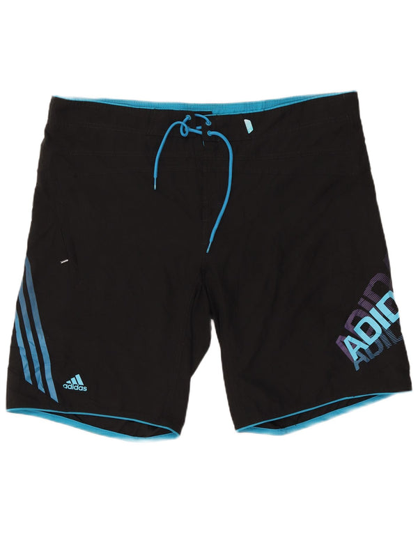 ADIDAS Grafiske svømmeshorts til mænd XL sort polyester
