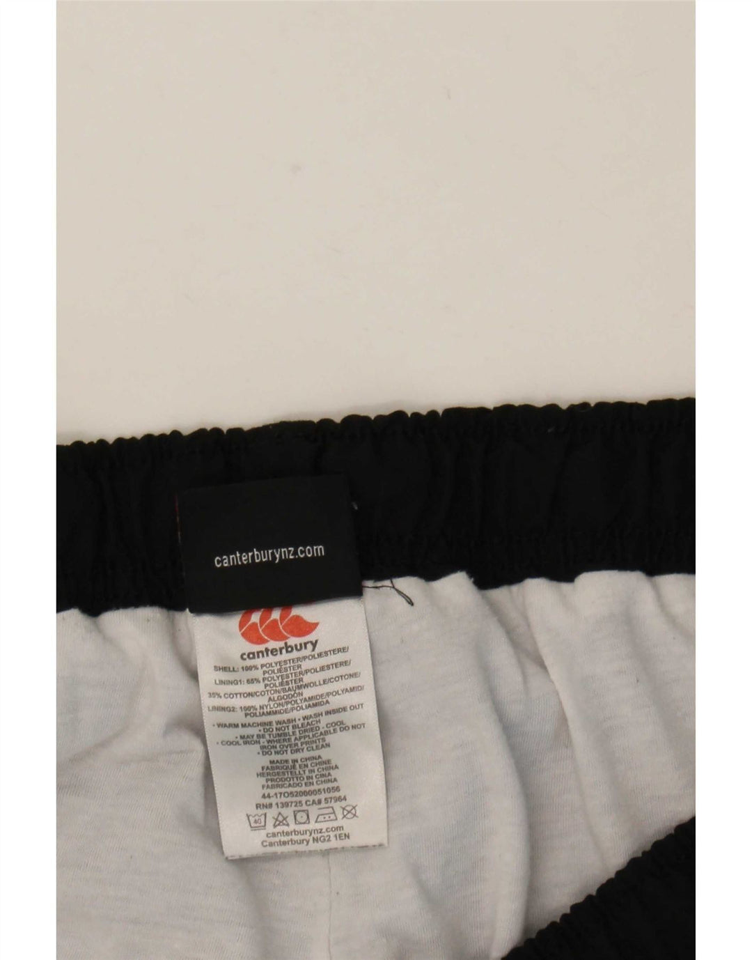 Canterbury Herre Grafisk Windbreaker Bukser 2XL Sort Polyester