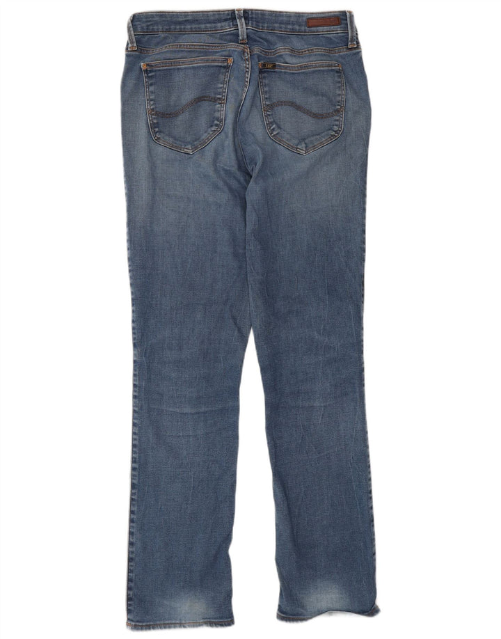 Lee Herre Marion Straight Jeans W31 L31 Blå Bomuld
