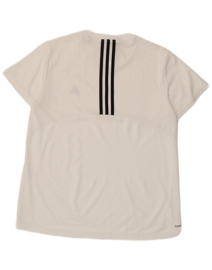 Adidas Herre Aeroready T-Shirt Top Stor Hvid