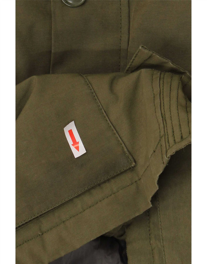 Gap Boys Polstret hættejakke 10-11 år Stor Khaki Polyester