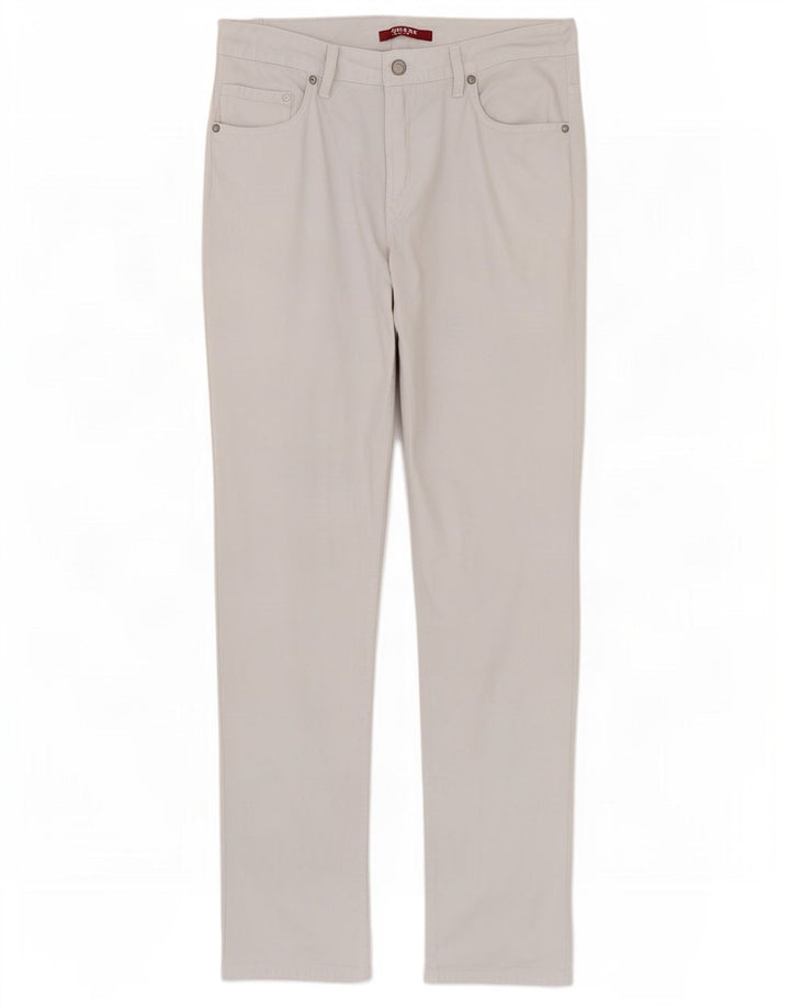 Carrera Herre Slim Casual Bukser W36 L34 Grå Bomuld