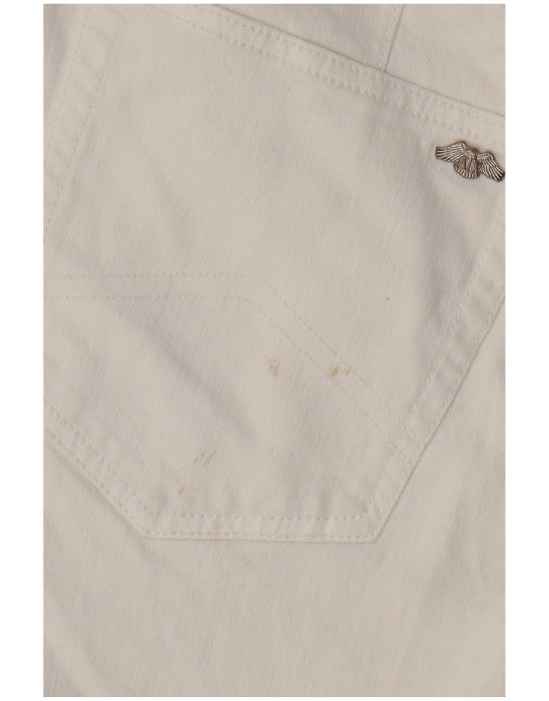 Armani Exchange Herre Slim Jeans W33 L28 Hvid Bomuld