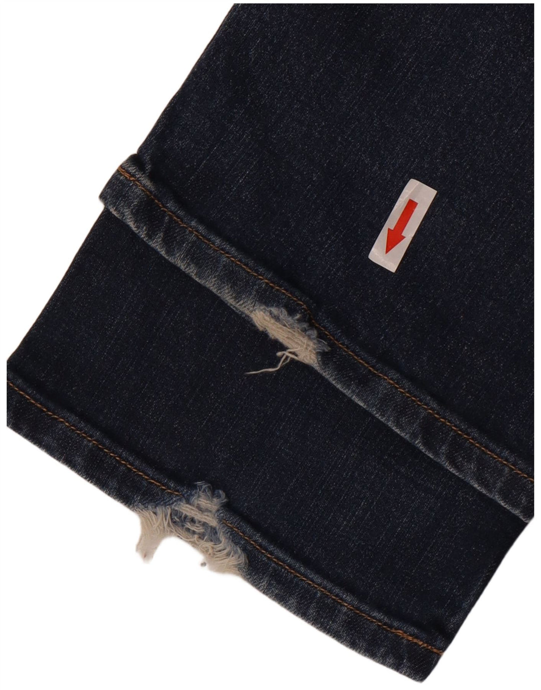 Levi's Dame 470 Straight Jeans W28 L34 Blå Bomuld