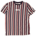 Fila Herre grafisk T-shirt Top Lille flerfarvet stribet bomuld