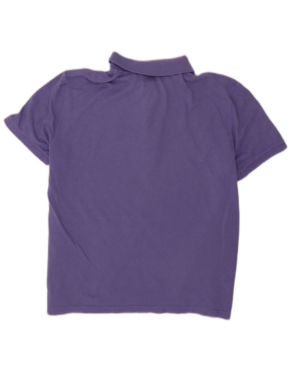 Lacoste Herre Slim Fit Polo Shirt Størrelse 6 XL Lilla Bomuld