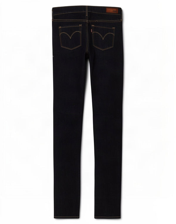 Levi's Womens Slight Curve Modern Rise Skinny Jeans W24 L31 Navy Blue
