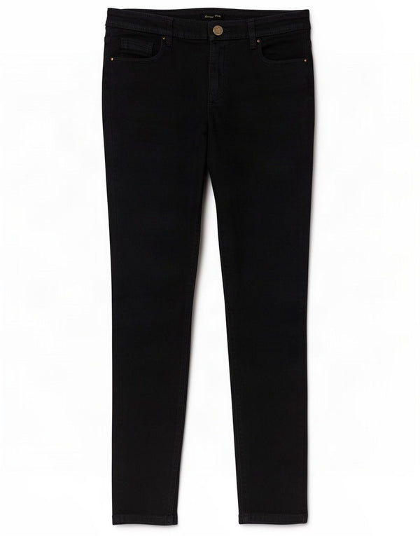 Massimo Dutti Dame Skinny Jeans EU 40 Medium W30 L29 Navy Blue Cotton