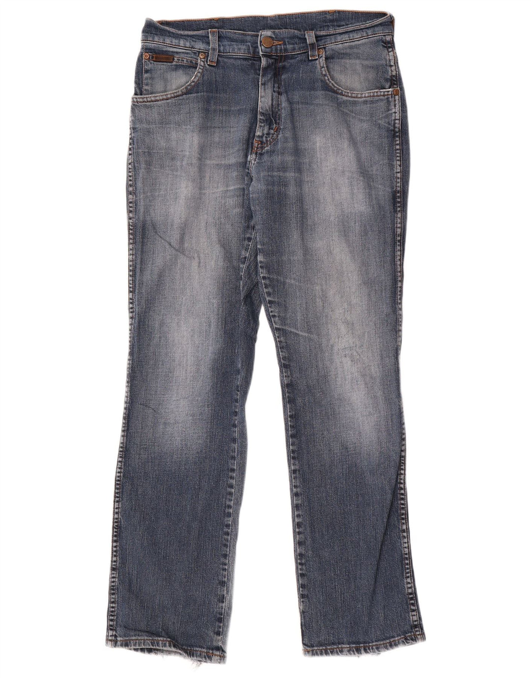Wrangler Herre Texas Stretch Straight Jeans W31 L30 Blå Bomuld
