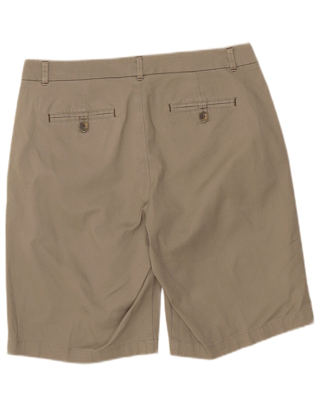 DOCKERS Dame Favorit Fit Chino Shorts US 8 Medium W32 Beige Bomuld