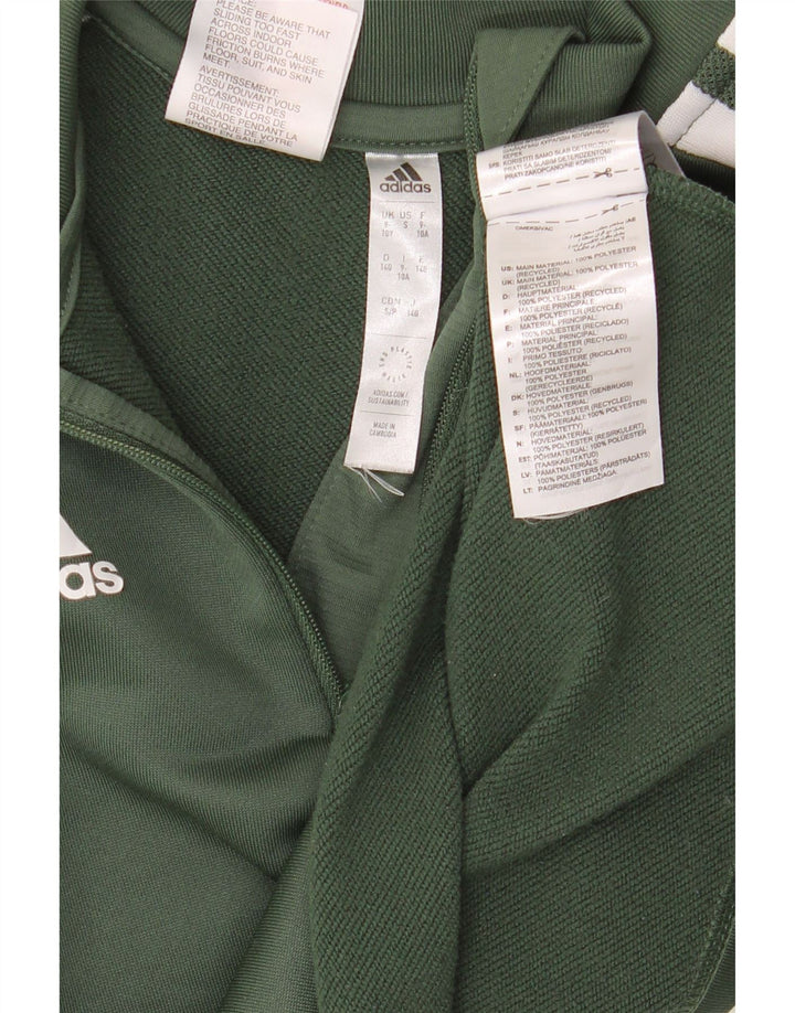 Adidas Boys Graphic Pullover Træningsdragt Top 9-10 år Khaki