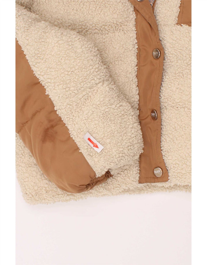 Dkny Piger Hættejakke 5-6 År Brun Colourblock Polyester