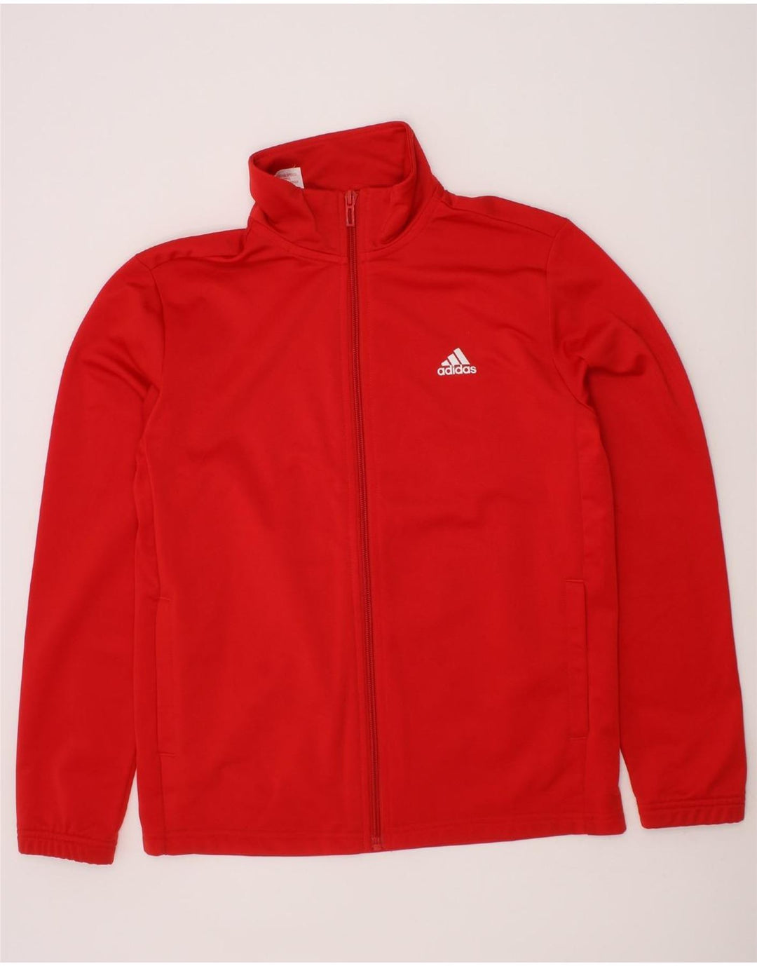 ADIDAS Boys Aeroready Graphic Tracksuit Top Jacket 11-12 Years  Red Vintage Adidas and Second-Hand Adidas from Messina Hembry 