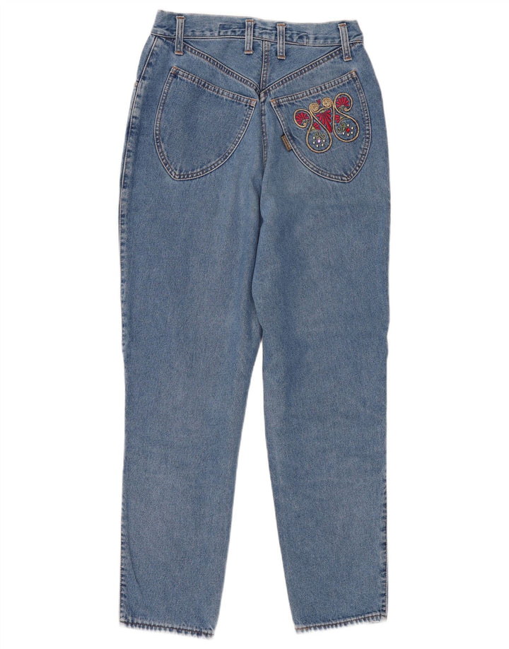 Cappopera kvinders højtaljede koniske jeans W28 L29 blå