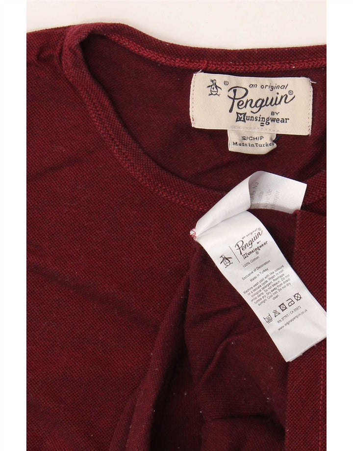 Penguin Herre T-Shirt Top Lille Bourgogne Bomuld