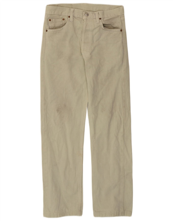 Levi's Herre 501 Straight Jeans W30 L28 Grøn