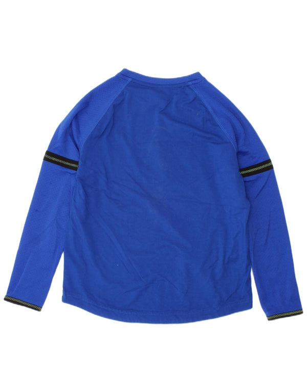Russell Athletic Boys Top Langærmet 6-7 År Lille Blå Polyester