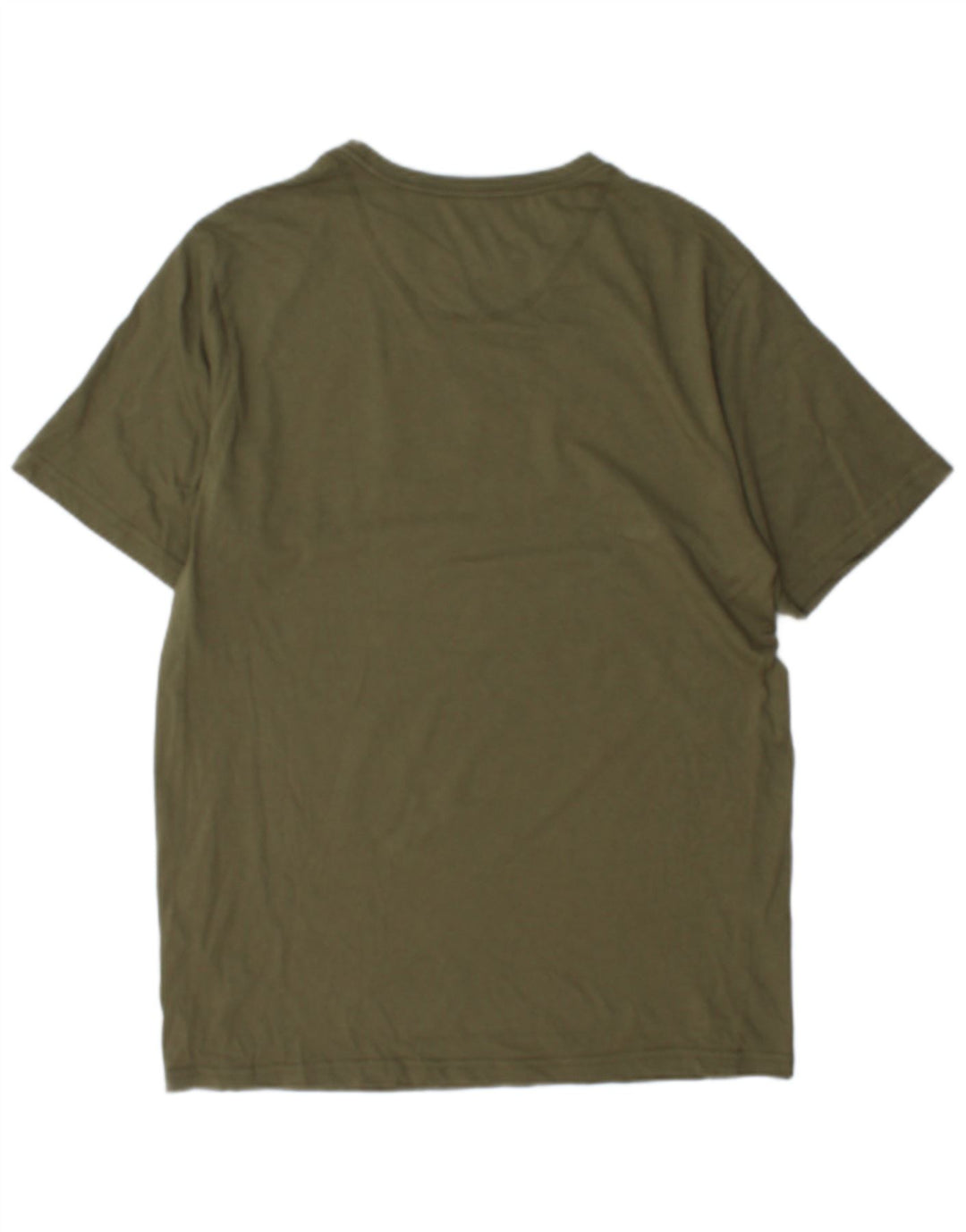 Ellesse Herre Grafisk T-Shirt Top Stor Khaki Bomuld