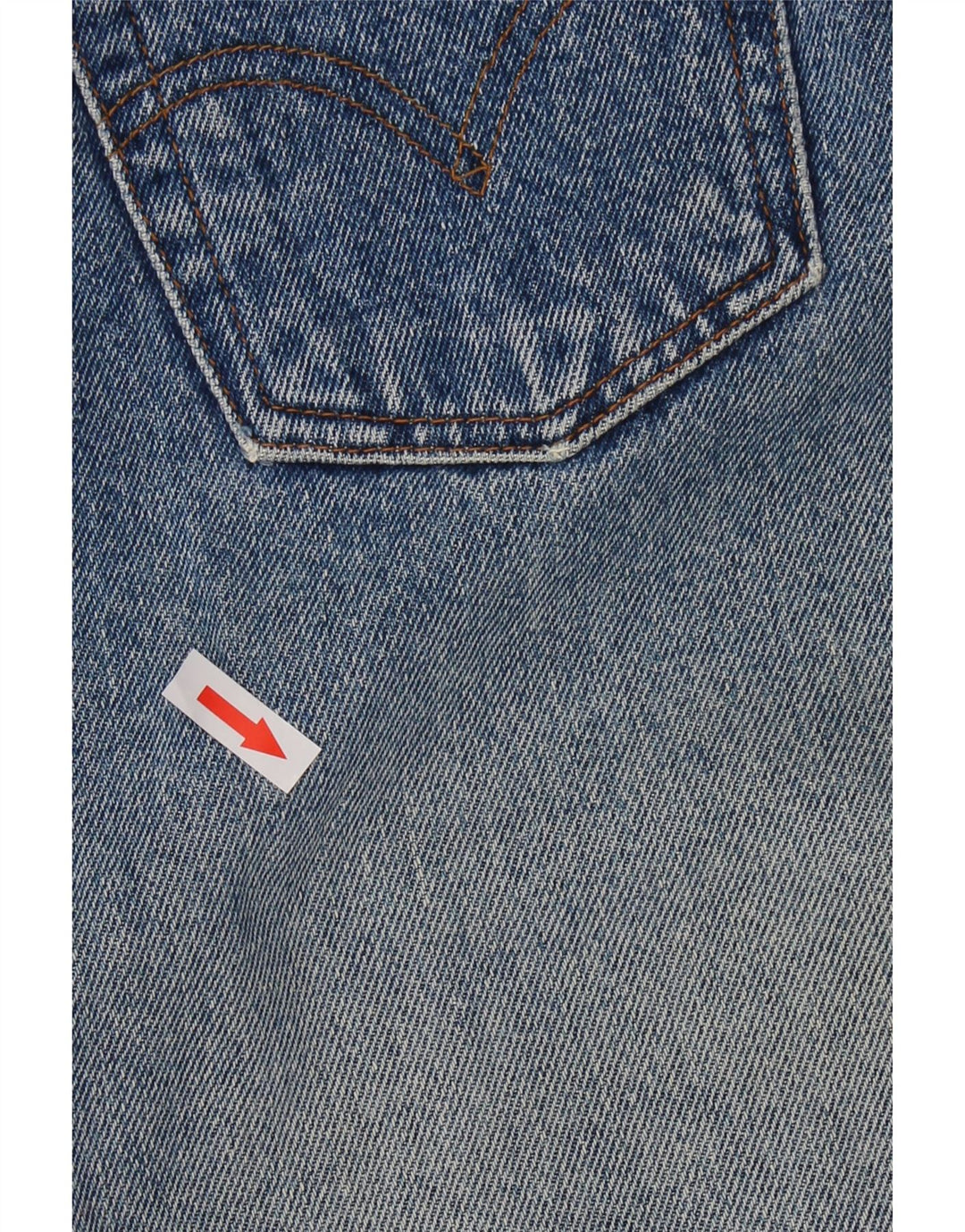 LEVI'S Dame Denim Nederdel W26 Lille Blå Bomuld