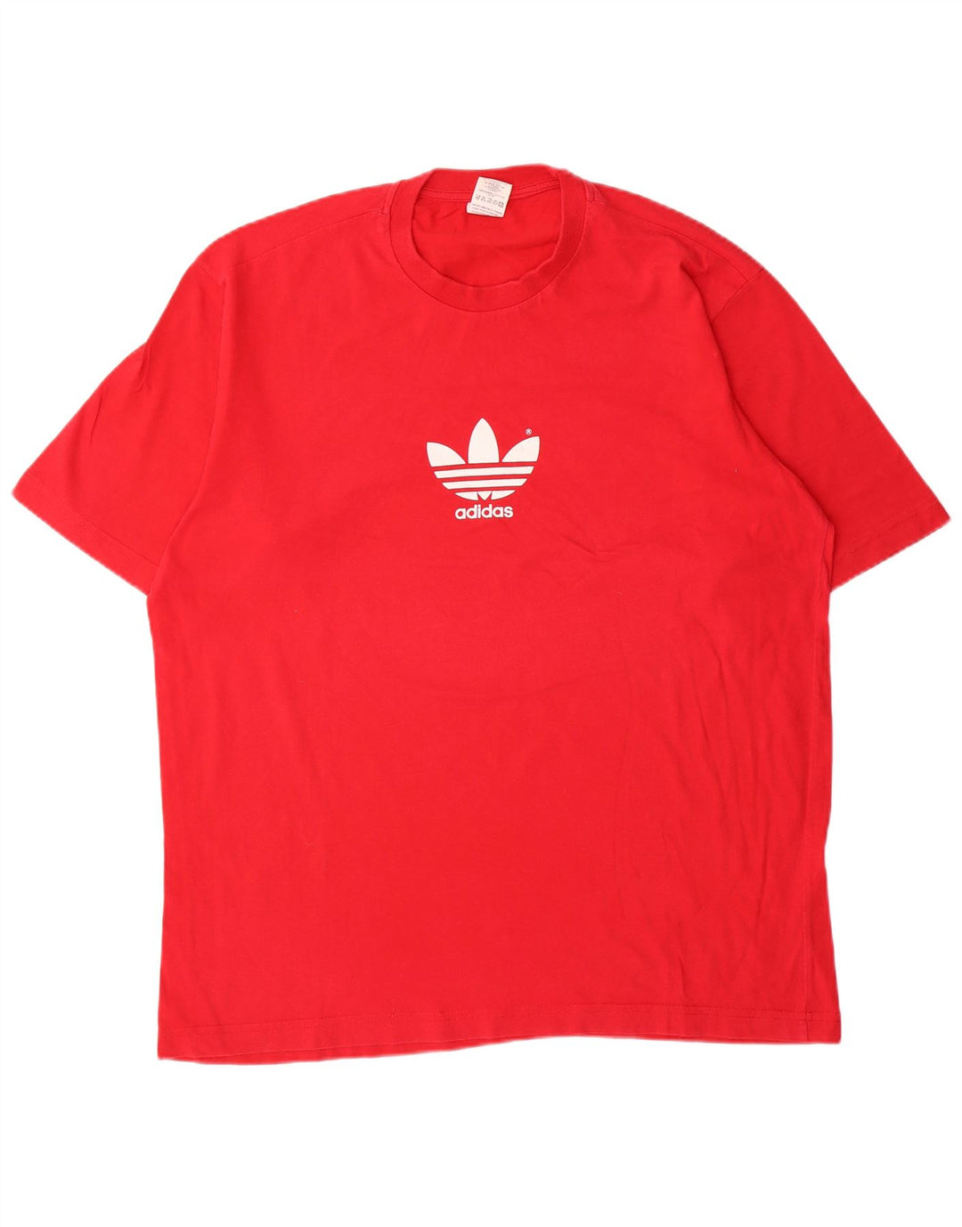 Adidas Grafisk T-shirt top til mænd, stor rød bomuld