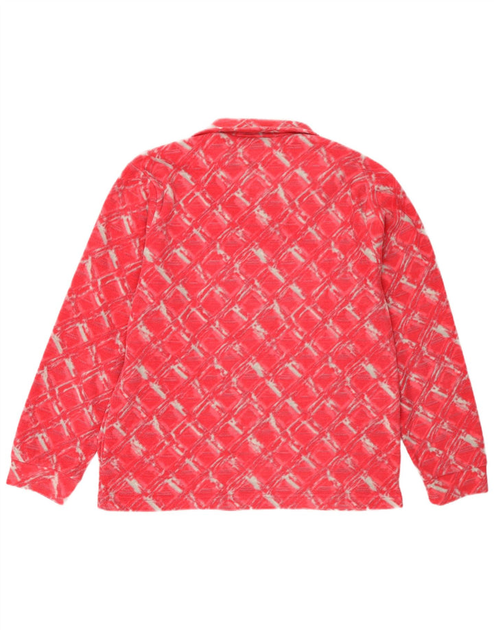 Canada Logan Dame Fleecejakke UK 18 XL Pink Geometrisk Polyester