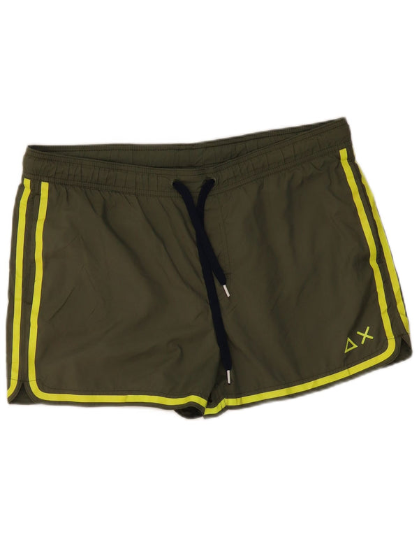 SUN68 Badeshorts til mænd Large Khaki Polyester