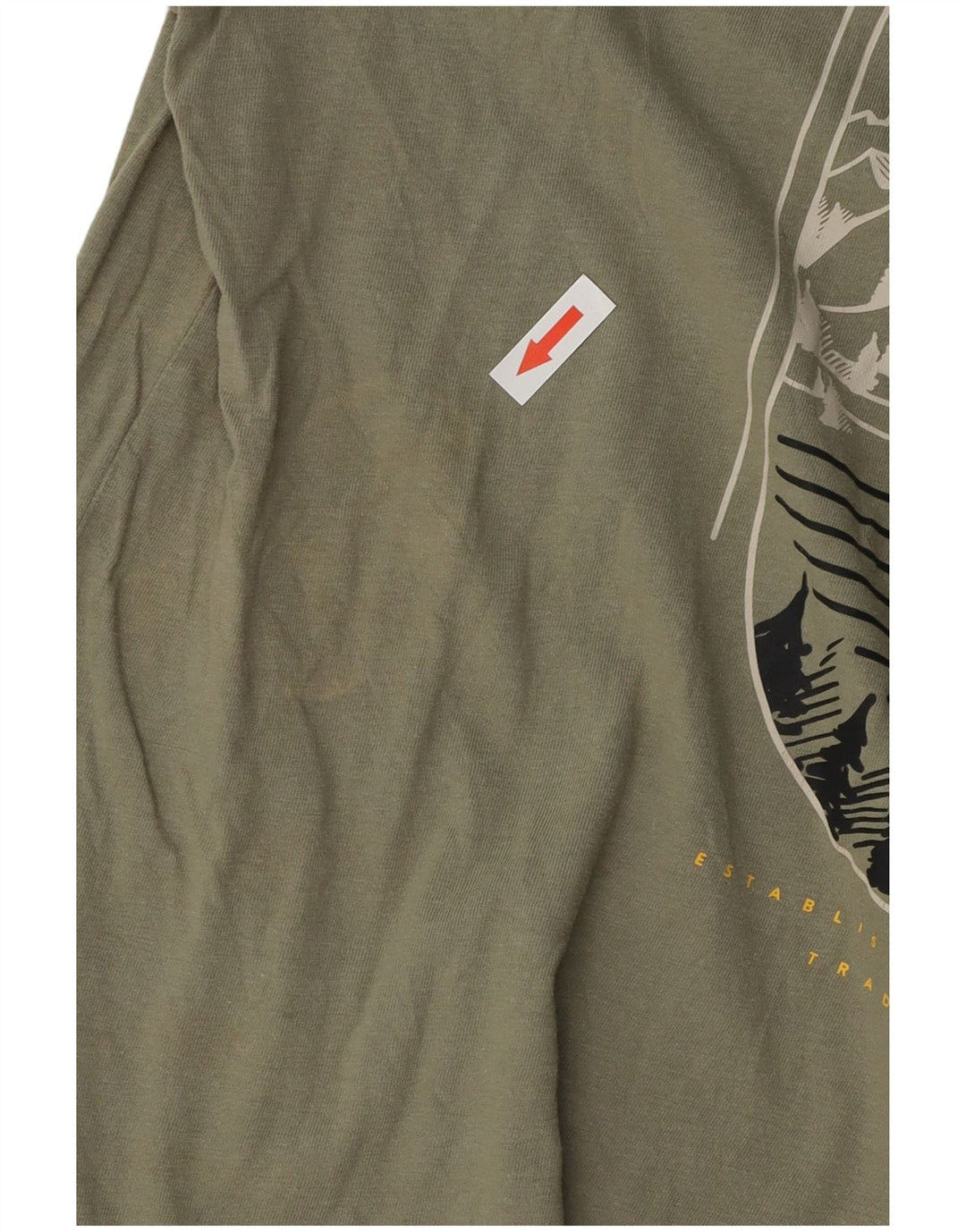 Hurley Herre grafisk T-shirt top mellemgrøn bomuld