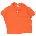 Fila Dame Crop Polo Shirt IT 44 Medium Orange