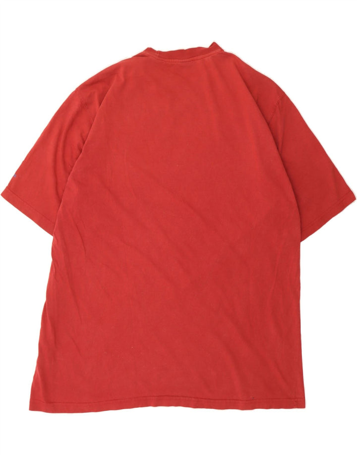 ADIDAS Mens Graphic T-Shirt Top 2XL Red Vintage Adidas and Second-Hand Adidas from Messina Hembry 